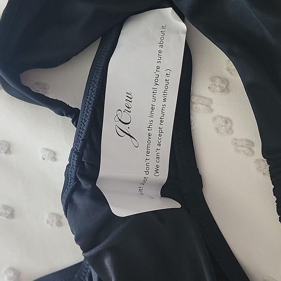 Nwt J. Crew Black Scrunchy bikini bottoms size XL - Picture 3 of 4